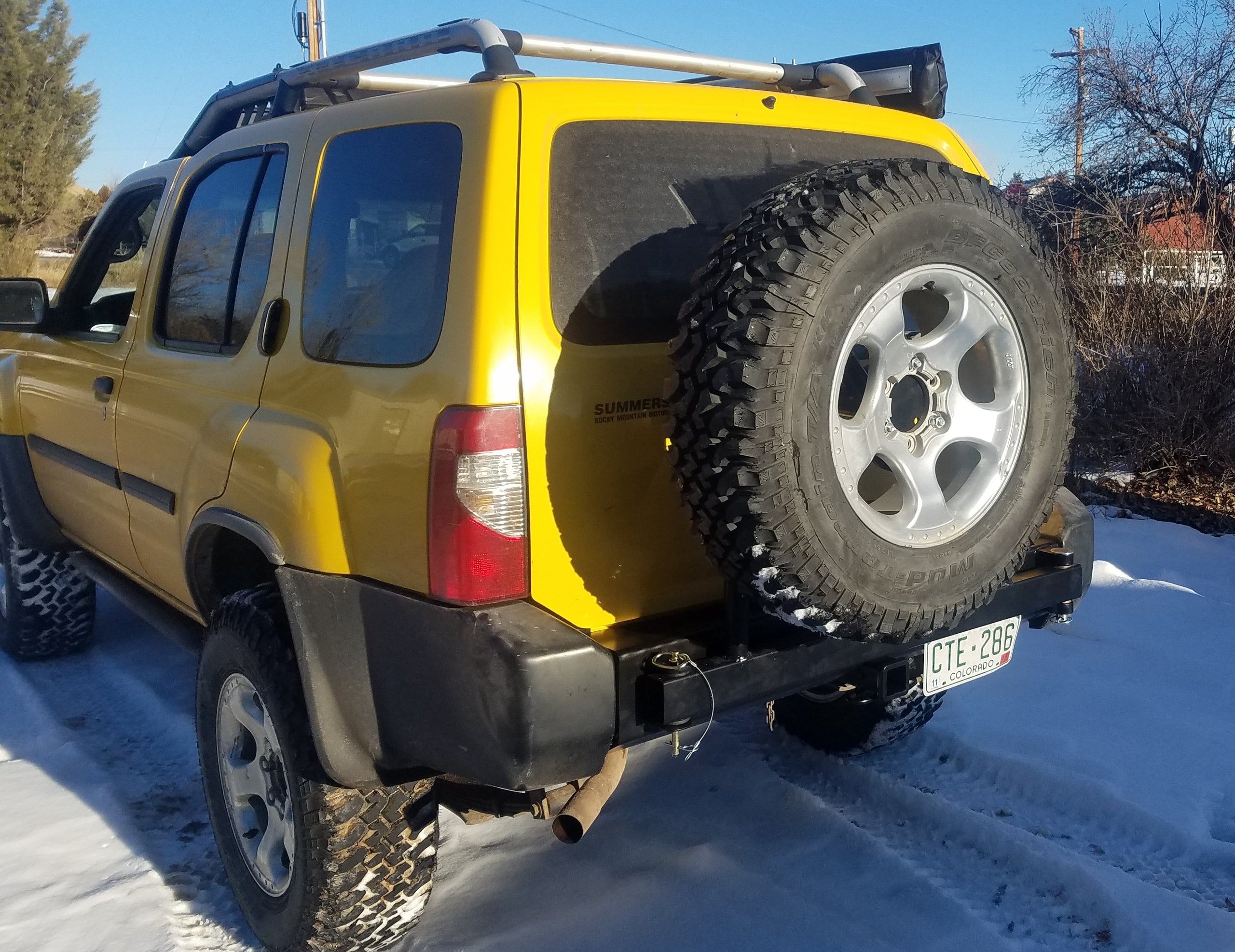 Rear Bumper with Tire Swingout 1st Gen 2000-2004